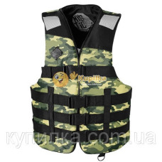 Спасательный жилет "AIR new LIGHT CAMOUFLAGE" (спорт, охота, рыбалка) - копия
