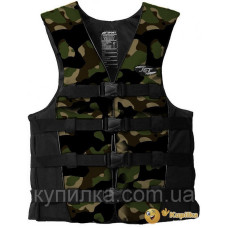 Жилет спасательный "JET SPORT DARK CAMOUFLAGE" (охота, рыбалка и спорт) - копия